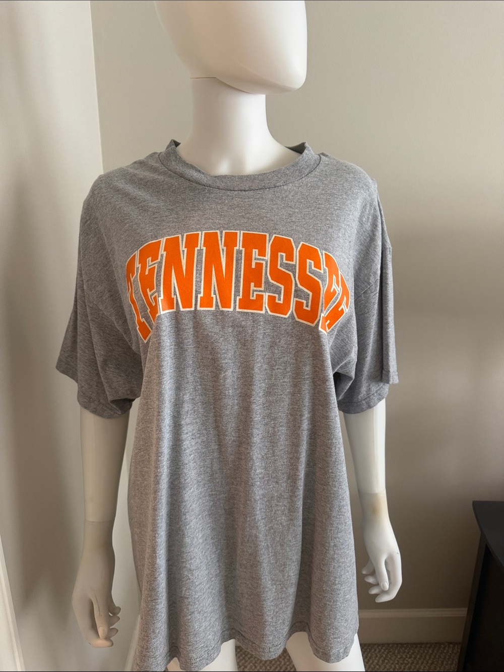 Tennessee Grey Graphic Tee with Orange Logo